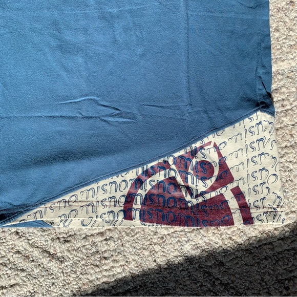 NOMIS snowboarding blue side logo T-shirt size L - Picture 2 of 7